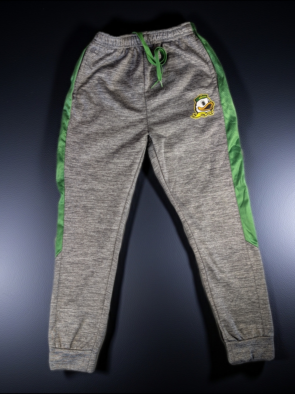 Colosseum Jogger Pants Men's S Gray Green Oregon‎ Ducks Drawstring Pockets